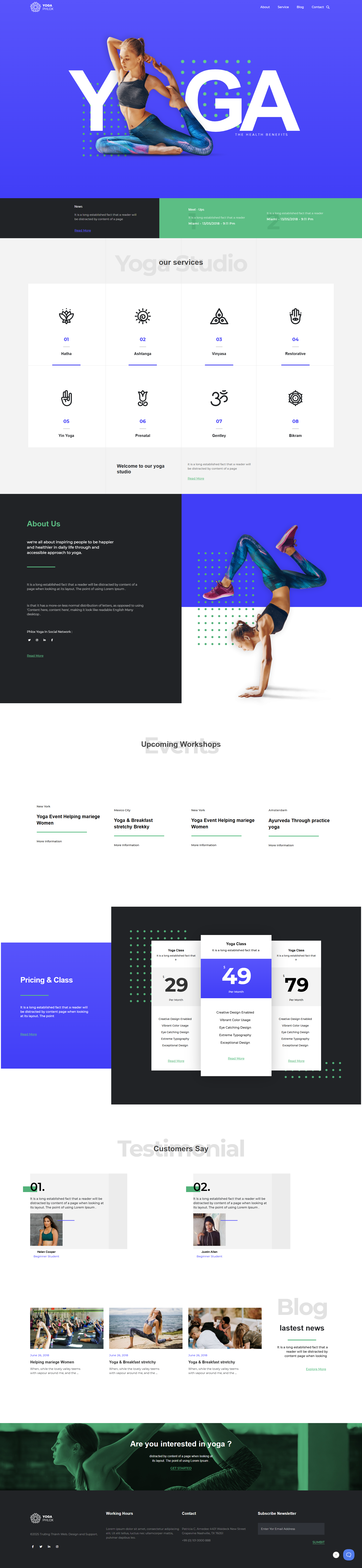 Dịch Vụ Yoga