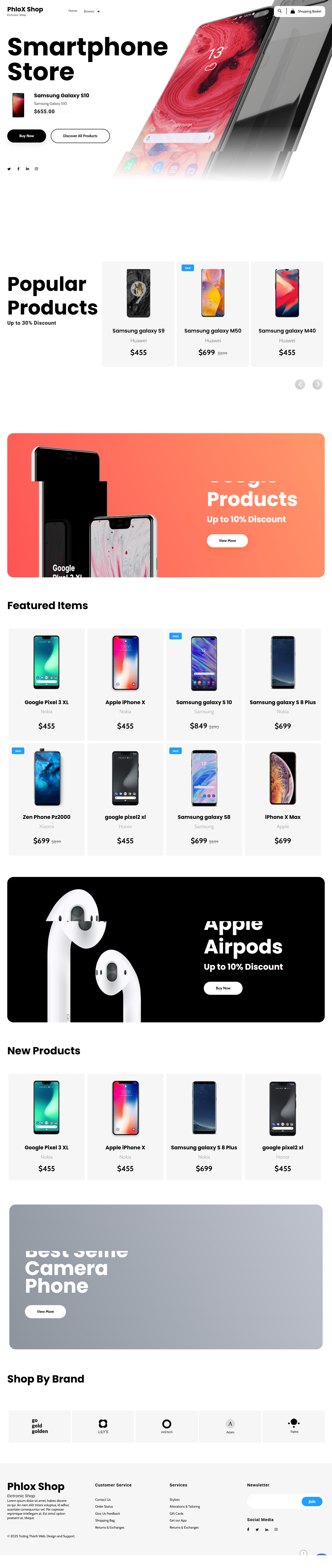 Shop Bán Điện Thoại