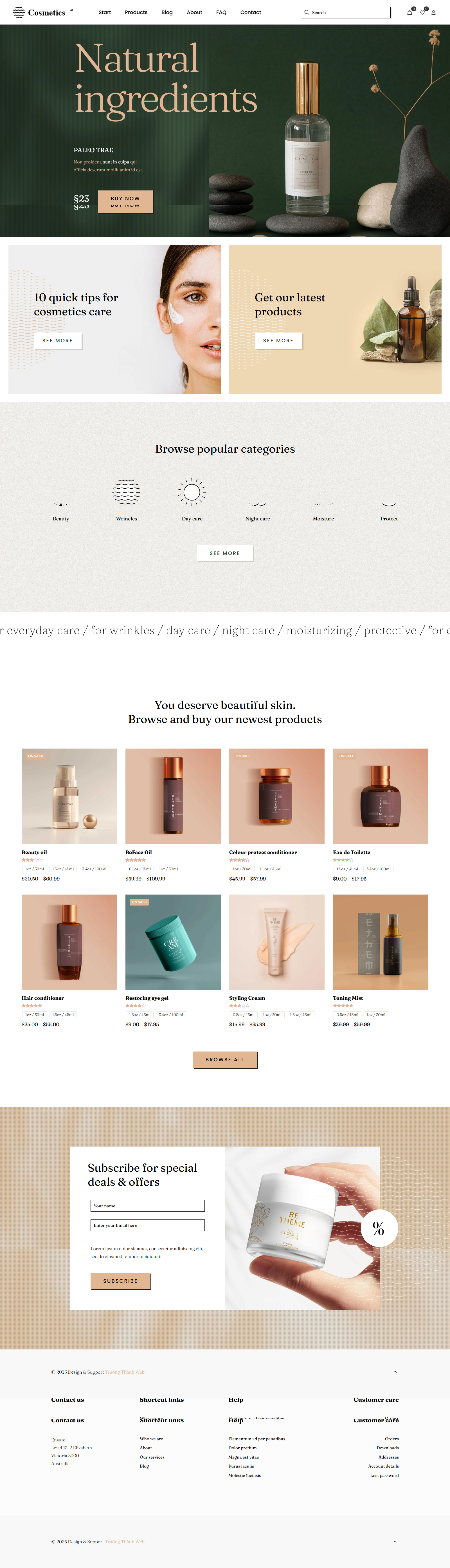 Shop Bán Mỹ Phẩm 2
