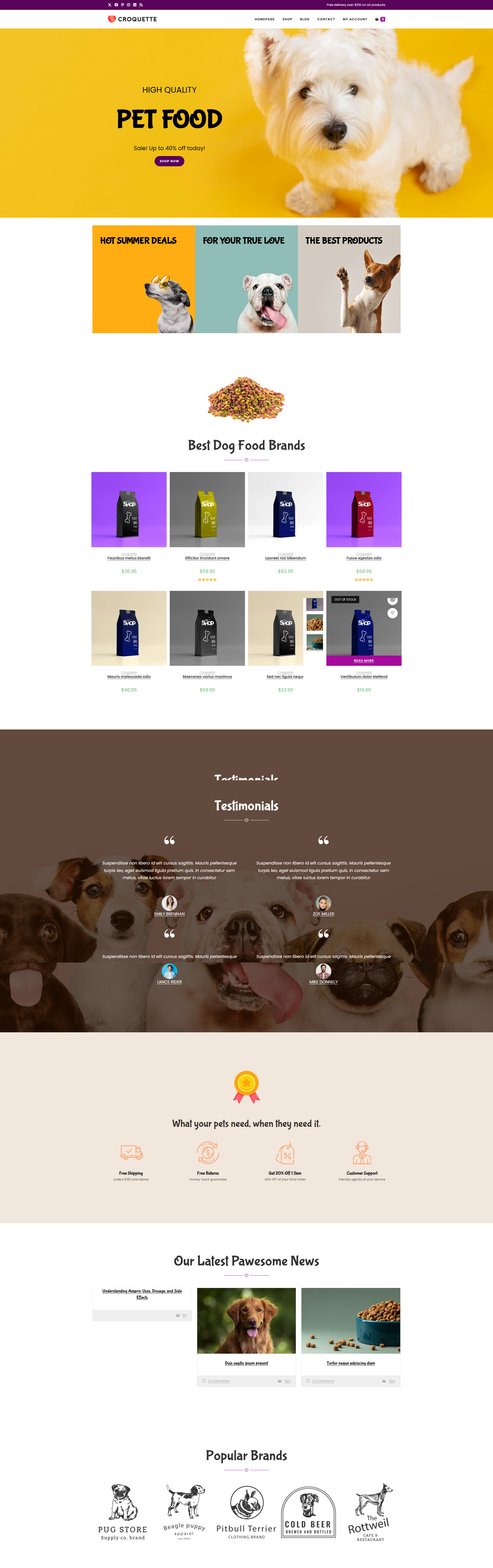 Shop Bán Thức Ăn Thú Cưng